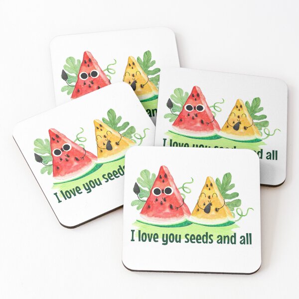Item preview, Copy of You Are One In a Melon - Watermelon Food Pun designed and sold by PirateAvocado.