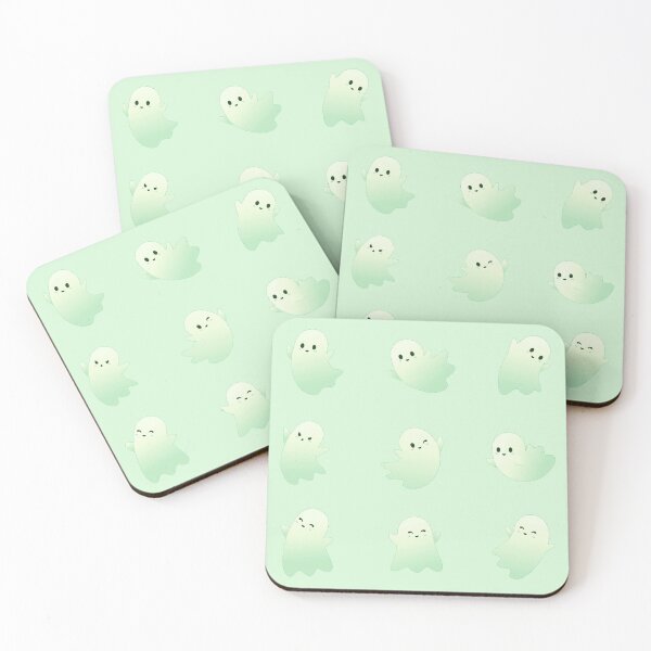 Item preview, Kawaii Ghosts Pack Green designed and sold by everything4eva.