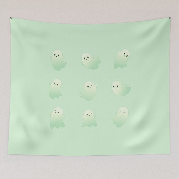 Item preview, Kawaii Ghosts Pack Green designed and sold by everything4eva.