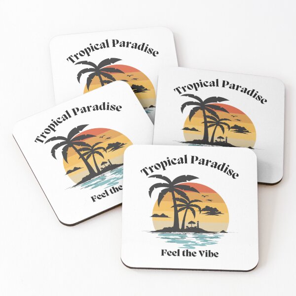 Item preview, Tropical Paradise - Feel the Vibe designed and sold by MugsAndDuds.
