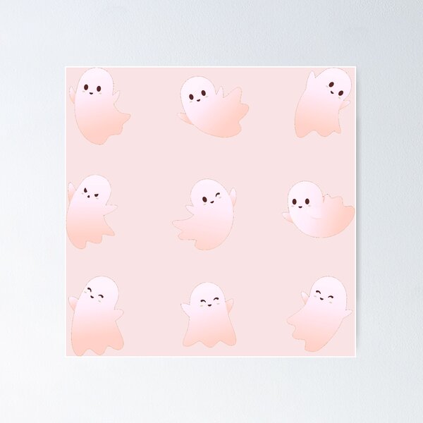Item preview, Kawaii Ghosts Pack Pink designed and sold by everything4eva.