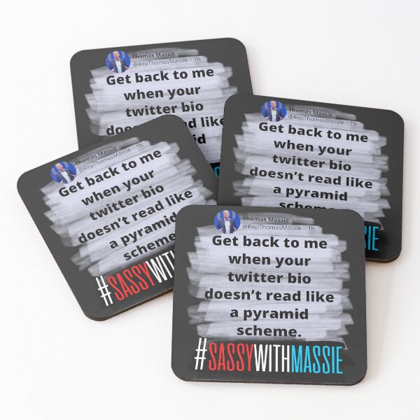 Item preview, "Pyramid Scheme" - #SassieWithMassie Tweet - Congressman Thomas Massie designed and sold by v3services.