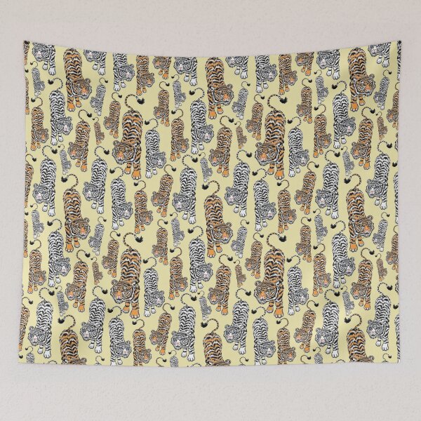Item preview, Big Cats - Yellow designed and sold by KelliroDesigns.