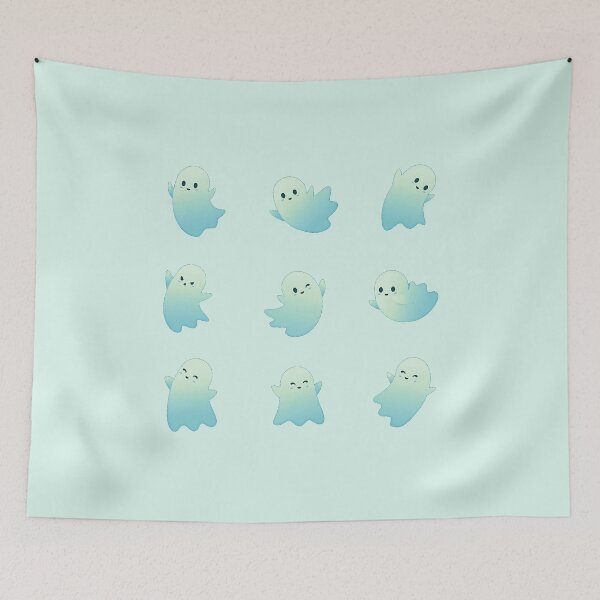 Item preview, Kawaii Ghosts Pack Turquoise designed and sold by everything4eva.
