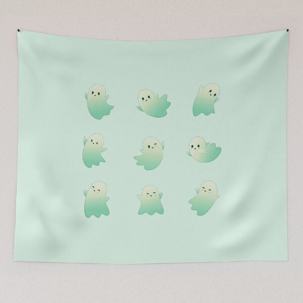 Item preview, Kawaii Ghosts Pack Green designed and sold by everything4eva.