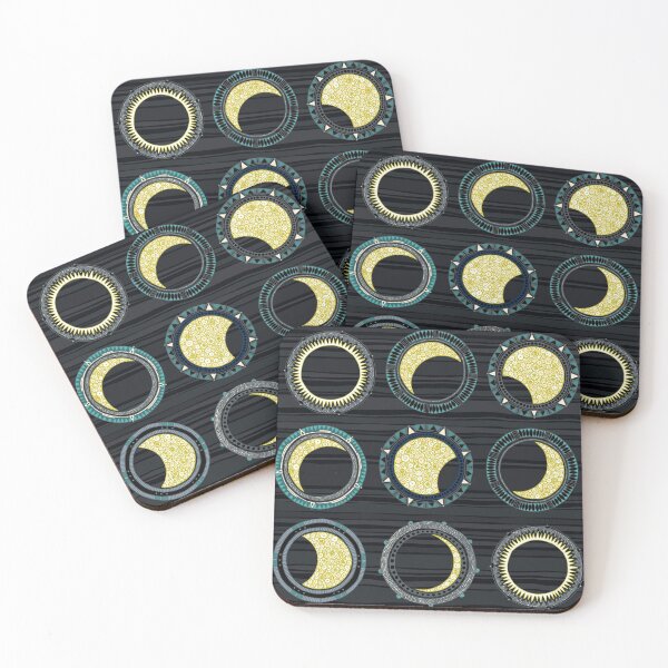 Item preview, solar eclipse mandala designed and sold by scrummy.