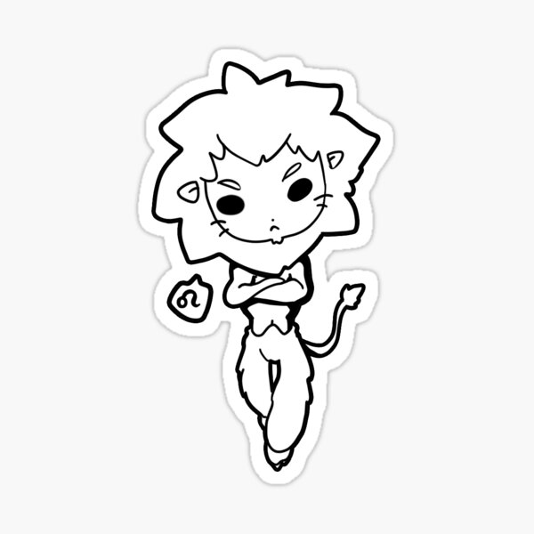 Item preview, Zodiac - Leonin sticker designed and sold by nitsuga89.
