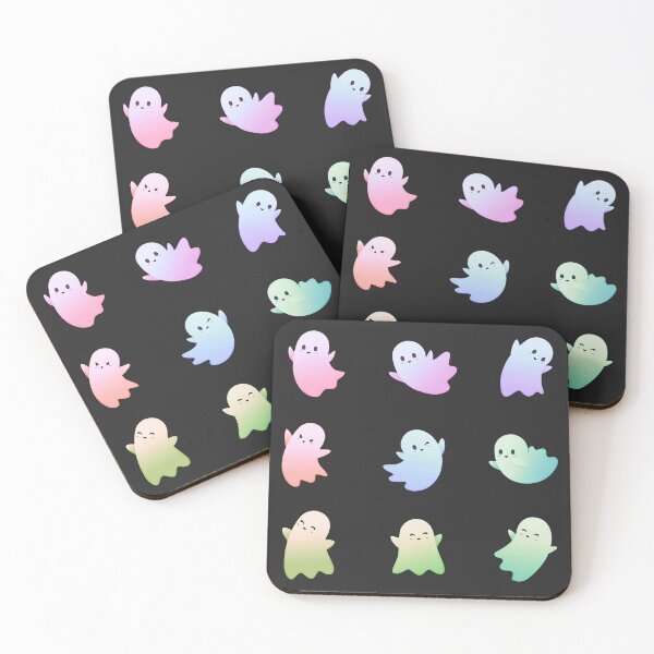 Item preview, Kawaii Ghosts Pack Rainbow designed and sold by everything4eva.
