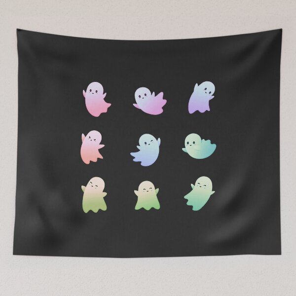 Item preview, Kawaii Ghosts Pack Rainbow designed and sold by everything4eva.