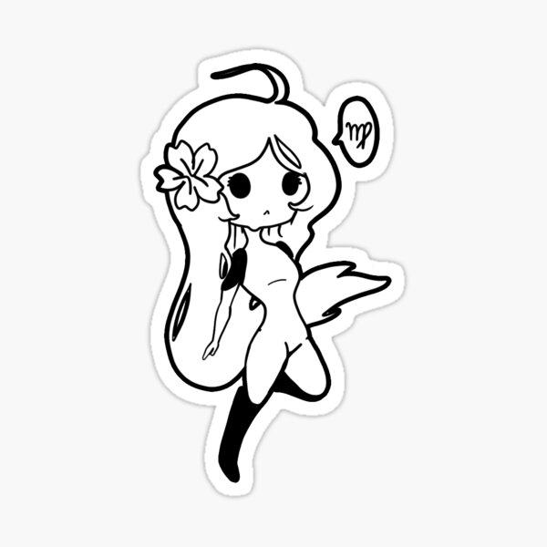 Item preview, Zodiac - Virginin sticker designed and sold by nitsuga89.