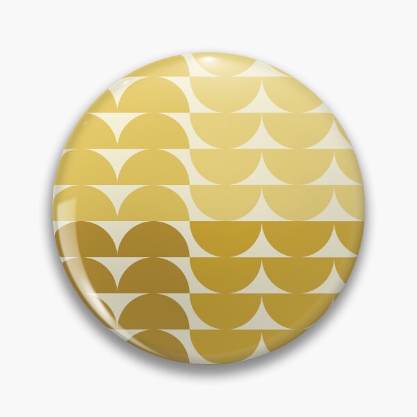Item preview, Abstraction Shapes 125 in Yellow Gold Shades (Moon phase pattern abstract) designed and sold by nineFlorals.