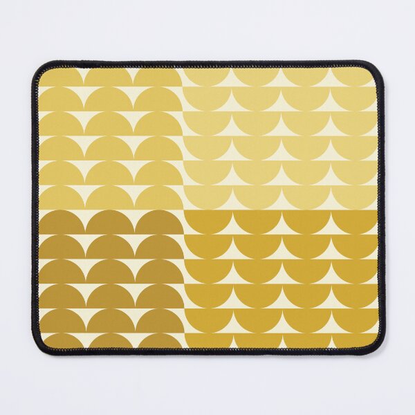 Item preview, Abstraction Shapes 125 in Yellow Gold Shades (Moon phase pattern abstract) designed and sold by nineFlorals.
