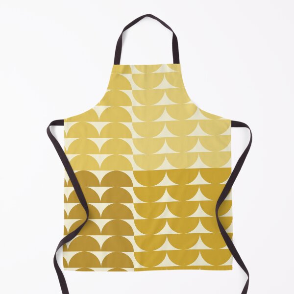 Item preview, Abstraction Shapes 125 in Yellow Gold Shades (Moon phase pattern abstract) designed and sold by nineFlorals.
