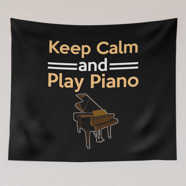 Item preview, KEEP CALM AND PLAY PIANO designed and sold by antipatic.