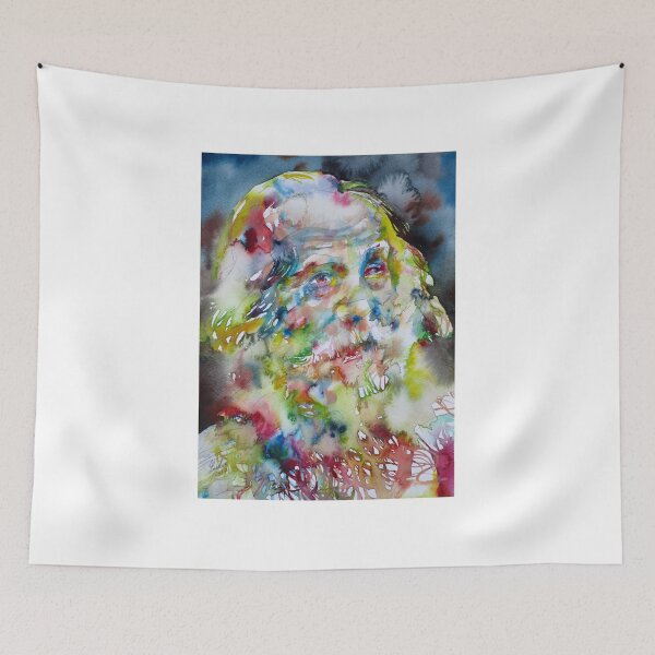 Item preview, WALT WHITMAN - watercolor portrait.5 designed and sold by lautir.