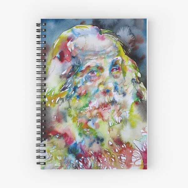 Item preview, WALT WHITMAN - watercolor portrait.5 designed and sold by lautir.