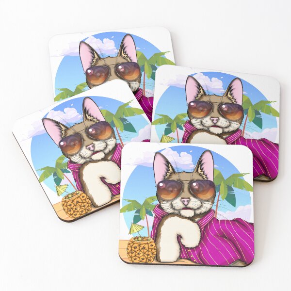 Item preview, feline vacationer designed and sold by h4nz4rt.