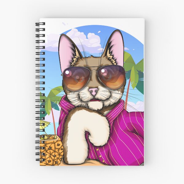Item preview, feline vacationer designed and sold by h4nz4rt.