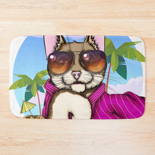 Item preview, feline vacationer designed and sold by h4nz4rt.