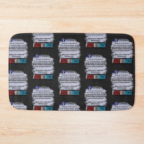 Item preview, "Republic NOT Democracy" - #SassieWithMassie Tweet - Congressman Thomas Massie designed and sold by v3services.