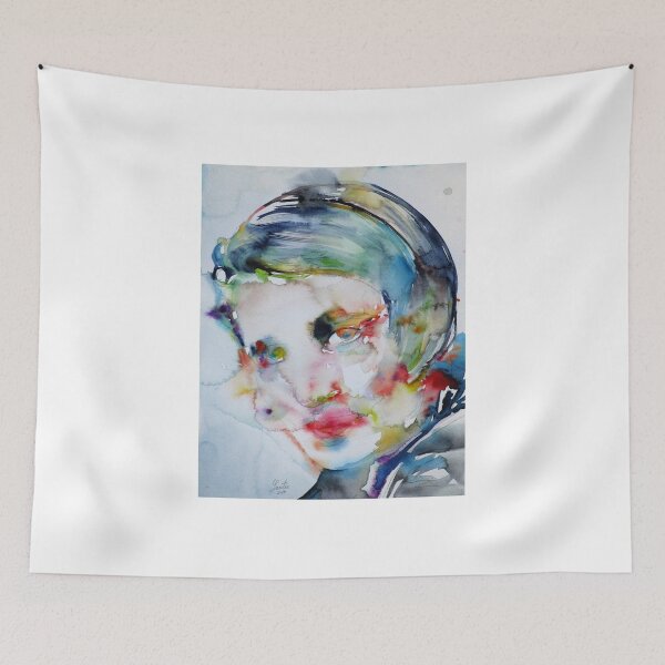 Item preview, AYN RAND - watercolor portrait.2 designed and sold by lautir.