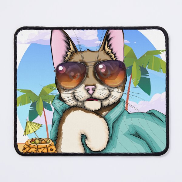 Item preview, feline vacationer designed and sold by h4nz4rt.