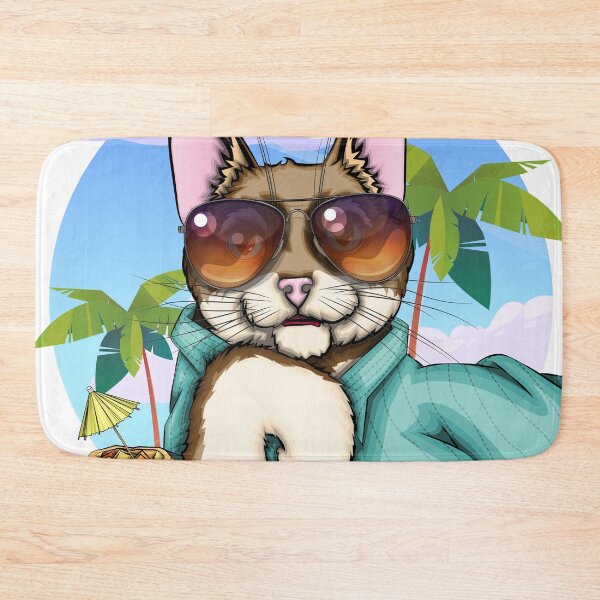 Item preview, feline vacationer designed and sold by h4nz4rt.