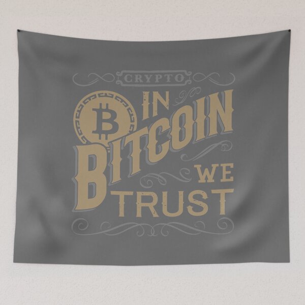 Item preview, In Bitcoin We Trust designed and sold by ZaneHalvorson.