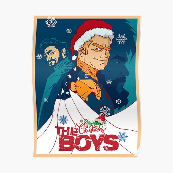 "homelander the boys merry christmas" Poster for Sale by ...