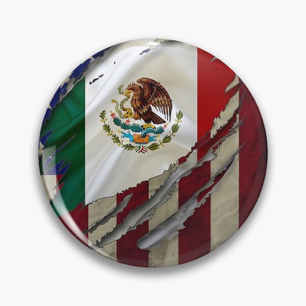 Item preview, Mexican Flag And Eagle American Grown Mexican roots tree Mounted designed and sold by EllenKarl.