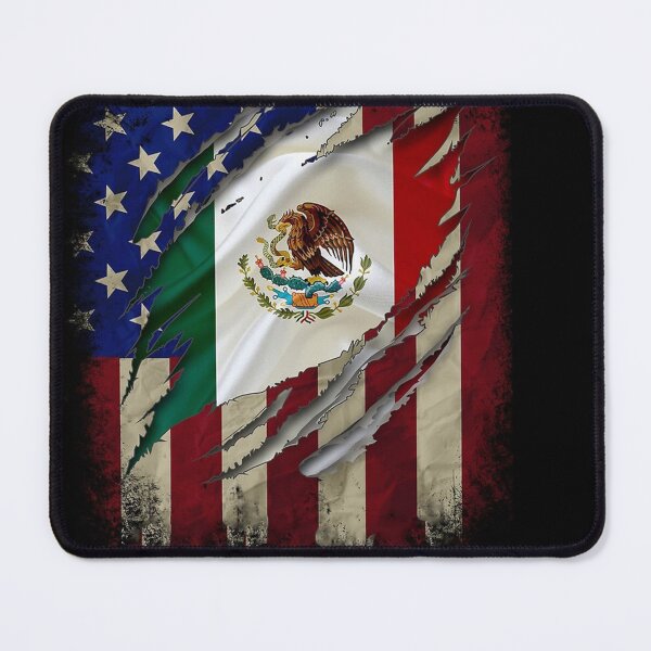 Item preview, Mexican Flag And Eagle American Grown Mexican roots tree Mounted designed and sold by EllenKarl.