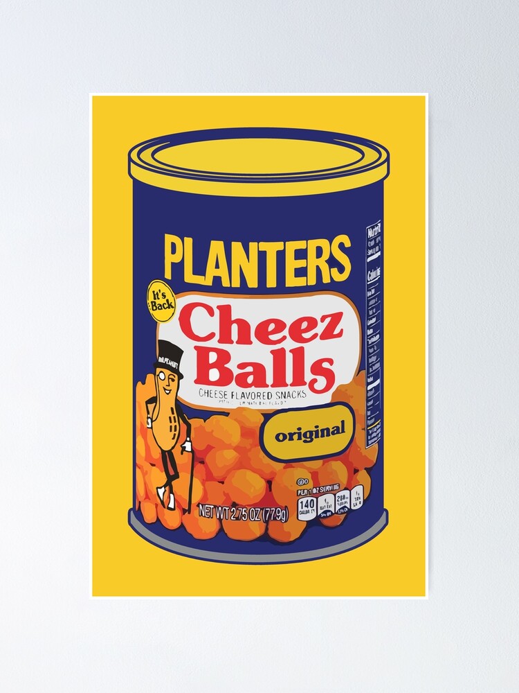 Vintage Cheese Balls Cheese Puffs Snacks Poster for Sale by RoseaCaelum