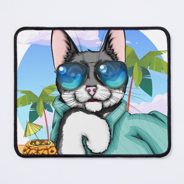 Item preview, feline vacationer designed and sold by h4nz4rt.