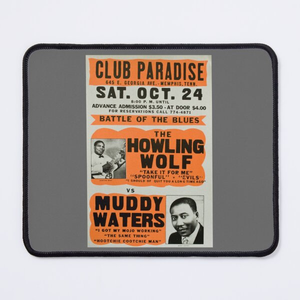 Item preview, Howling Wolf vs Muddy Waters designed and sold by BraulioHane1100.