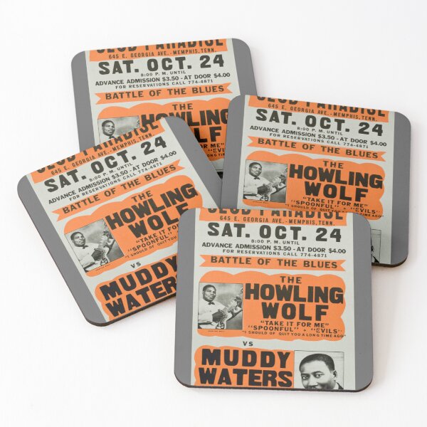 Item preview, Howling Wolf vs Muddy Waters designed and sold by BraulioHane1100.