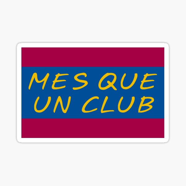 Item preview, MES QUE UN CLUB FUTBOL CLUB BARCELONA designed and sold by adamvali.