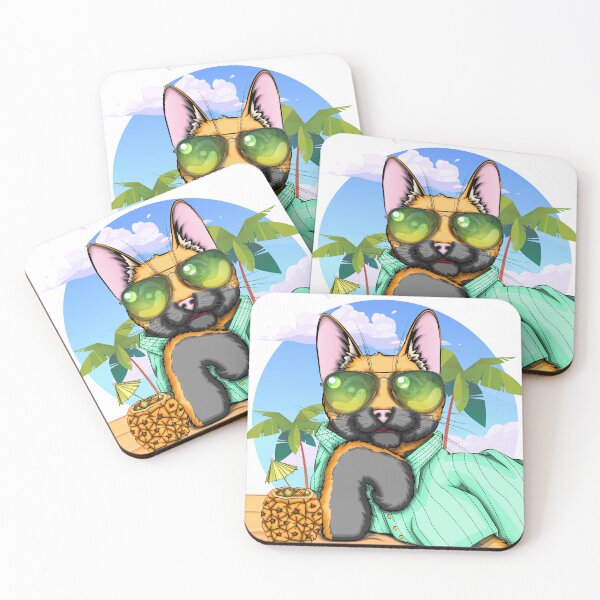 Item preview, feline vacationer designed and sold by h4nz4rt.