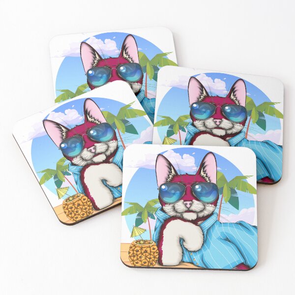Item preview, feline vacationer designed and sold by h4nz4rt.