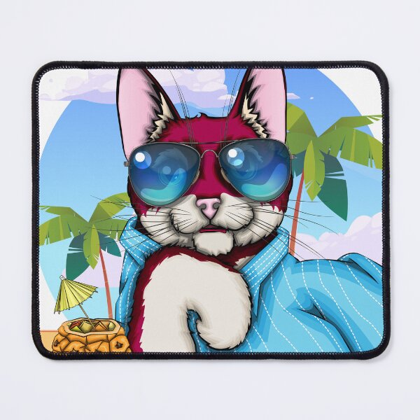Item preview, feline vacationer designed and sold by h4nz4rt.