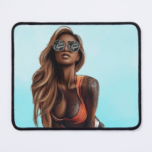 Item preview, Girl Tattoo Melanin Roses are red, violets are blue designed and sold by EllenKarl.