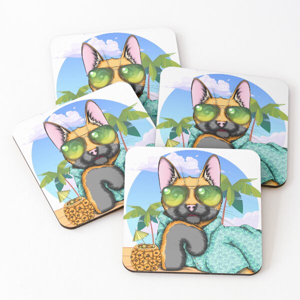 Item preview, feline vacationer designed and sold by h4nz4rt.
