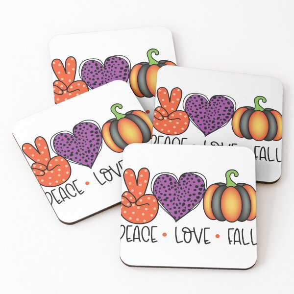Item preview, Peace - Love - Fall T shirt designed and sold by Chickennuongmoi.