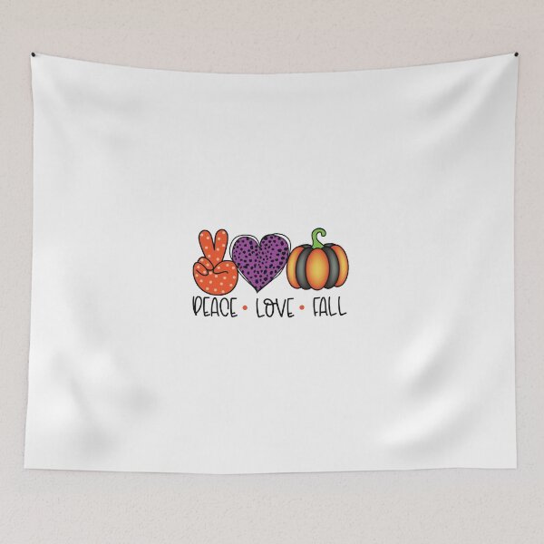 Item preview, Peace - Love - Fall T shirt designed and sold by Chickennuongmoi.