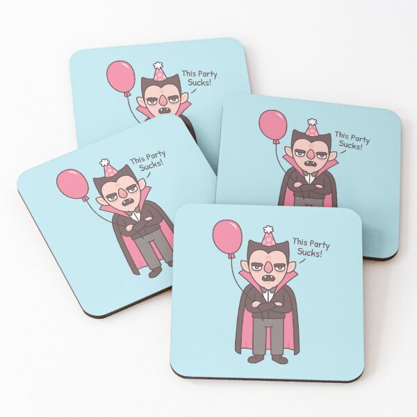 Item preview, Funny Grumpy Vampire Complaining This Party Sucks designed and sold by rustydoodle.