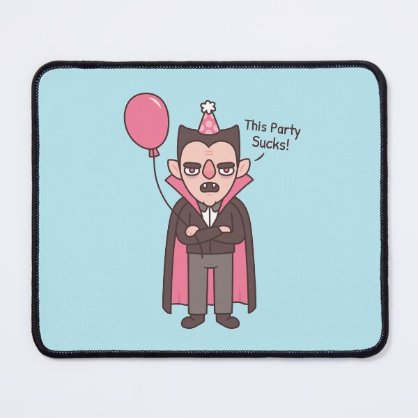 Item preview, Funny Grumpy Vampire Complaining This Party Sucks designed and sold by rustydoodle.