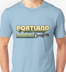 Portland, OR | City Stripes Unisex T-Shirt