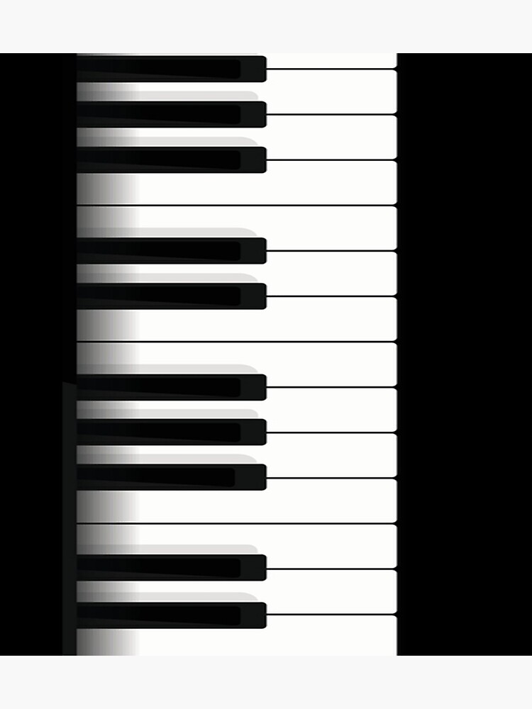 "Piano Nutrition Facts For Black And White Pianists" Poster for Sale by XaverEder Redbubble
