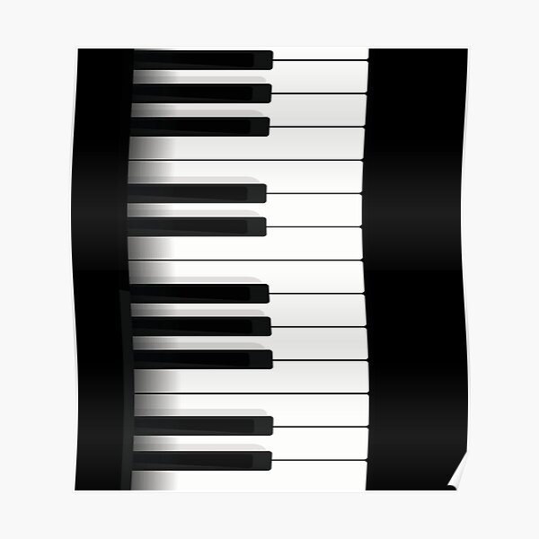 "Piano Nutrition Facts For Black And White Pianists" Poster for Sale by XaverEder Redbubble