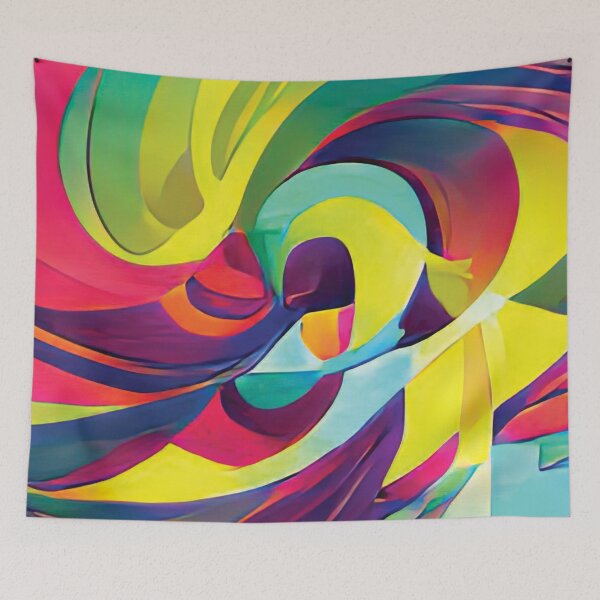 Item preview, Vibrant Life Abstract Digital Paintings designed and sold by ThinkFun! Design.