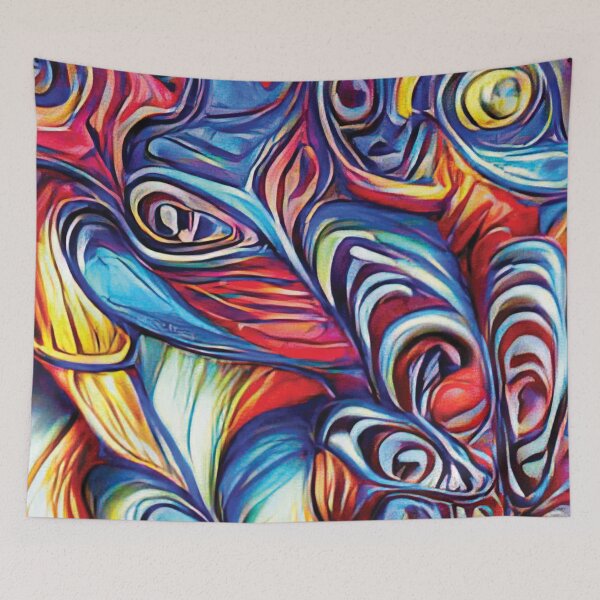 Item preview, Vibrant Life Abstract Digital Paintings designed and sold by ThinkFun! Design.
